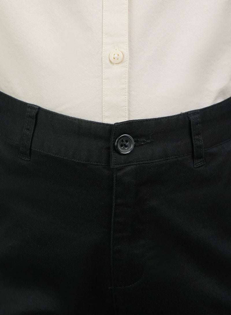 GIORDANO Women’s High-Waist Twill Regular Tapered Fit Pant - Image 3